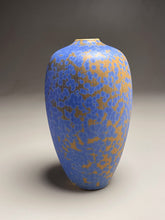 Load image into Gallery viewer, Egg Vase in Stardust Blue, 8.5&quot;h (Ben Owen III)
