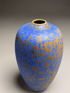 Egg Vase in Stardust Blue, 8.5"h (Ben Owen III)