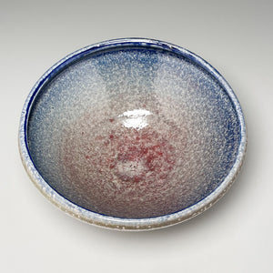 Combed Serving Bowl in Salt & Cobalt, 8.75"dia. (Tableware Collection)