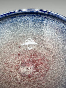 Combed Serving Bowl in Salt & Cobalt, 8.75"dia. (Tableware Collection)