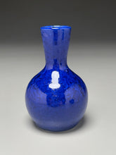 Load image into Gallery viewer, Miniature Genie Bottle in Midnight Blue Crystalline, 4.25"h (Ben Owen III)
