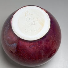 Load image into Gallery viewer, Covered Jar #2 in Pomegranate, 8.5&quot;h (Ben Owen III)
