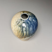 Load image into Gallery viewer, Egg Vase #2 in Cobalt, Ash &amp; Salt Glazes, 5.75"h (Ben Owen III)
