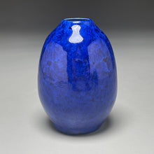 Load image into Gallery viewer, Miniature Pear Vase in Midnight Blue Crystalline, 3.75&quot;h (Ben Owen III)
