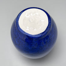 Load image into Gallery viewer, Miniature Pear Vase in Midnight Blue Crystalline, 3.75&quot;h (Ben Owen III)
