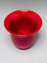 Load image into Gallery viewer, Bell Vase #3 in Chinese Red, 5&quot;h (Ben Owen III)

