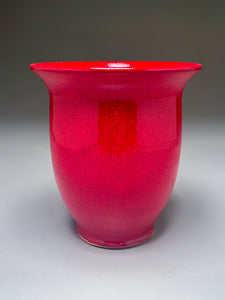 Bell Vase in Chinese Red, 7.5"h (Ben Owen III)