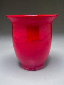 Bell Vase in Chinese Red, 7.5"h (Ben Owen III)