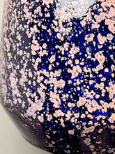 Load image into Gallery viewer, Hourglass Carved Flower Vase in Nebular Purple, 11.25"h (Ben Owen III)
