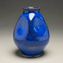 Load image into Gallery viewer, Dimpled Globe Vase in Opal Blue, 8.5"h (Ben Owen III)
