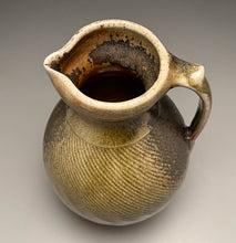 Load image into Gallery viewer, Pitcher with Combed Lines in Copper Penny, 11"h (Ben Owen III)
