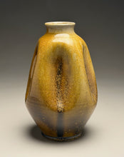 Load image into Gallery viewer, Dimpled Globe Vase in Celadon Amber, 9.25"dia. (Ben Owen III)

