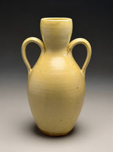 Load image into Gallery viewer, Two-Handled Vase in Satin Yellow, 12"h (Silas Bradley)

