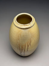 Load image into Gallery viewer, Flower Vase in Satin Yellow, 9.75"h (Silas Bradley)
