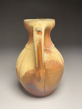 Load image into Gallery viewer, Melon Line Pitcher in Yellow Matte, Pumpkin &amp; Ash Glazes, 11&quot;h (Ben Owen III)
