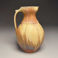 Load image into Gallery viewer, Melon Line Pitcher in Yellow Matte, Pumpkin &amp; Ash Glazes, 11&quot;h (Ben Owen III)
