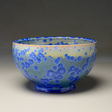 Load image into Gallery viewer, Contoured Bowl in Cobalt Crystalline, 8.5"dia. (Ben Owen III)
