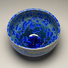 Load image into Gallery viewer, Contoured Bowl in Cobalt Crystalline, 8.5"dia. (Ben Owen III)
