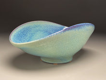Load image into Gallery viewer, Altered Bowl in Rutile Blue and Turquoise Matte Glaze, 5"h (Ben Owen III)
