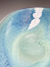 Load image into Gallery viewer, Altered Bowl in Rutile Blue and Turquoise Matte Glaze, 5"h (Ben Owen III)
