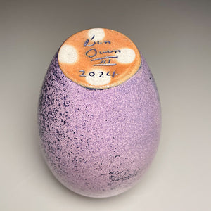 Egg Vase in Nebular Purple, 10.5"h (Ben Owen III)