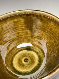 Carved Bowl #2 in Amber Celadon, 7.75"dia. (Bryan Pulliam)