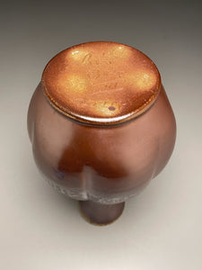 Melon Bottle in Copper Penny, 11.5"h (Ben Owen III)