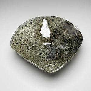 Altered Bowl #3 in Black and White, 9.25"dia. (Bryan Pulliam)