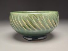 Load image into Gallery viewer, Carved Serving Bowl in Patina Green, 7&quot;dia. (Ben Owen III)
