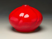 Load image into Gallery viewer, Melon Pod in Chinese Red, 5.25"h (Ben Owen III)
