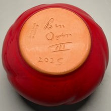 Load image into Gallery viewer, Melon Pod in Chinese Red, 5.25"h (Ben Owen III)
