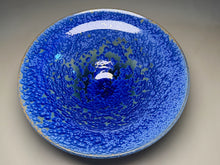 Load image into Gallery viewer, Trumpet Flair Bowl in Cobalt Crystalline, 16.5"dia. (Ben Owen III)
