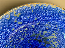 Load image into Gallery viewer, Trumpet Flair Bowl in Cobalt Crystalline, 16.5"dia. (Ben Owen III)
