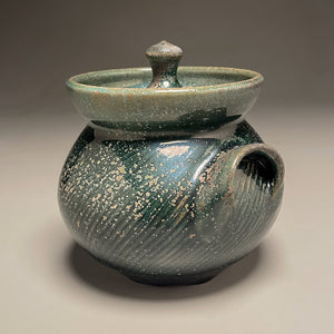 Handled Jar #1 in Patina Green Glaze, 6.5"h (Tableware Collection)