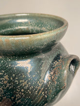 Load image into Gallery viewer, Handled Jar #1 in Patina Green Glaze, 6.5&quot;h (Tableware Collection)
