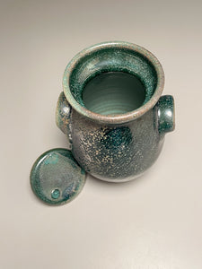 Handled Jar #2 in Patina Green Glaze, 8"h (Tableware Collection)