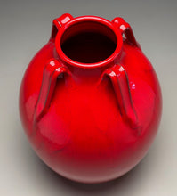 Load image into Gallery viewer, Lily Jar in Chinese Red, 12.25"h (Ben Owen III)
