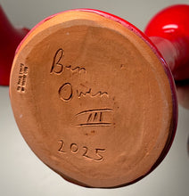 Load image into Gallery viewer, Candlesticks in Chinese Red, 14"h (Ben Owen III)
