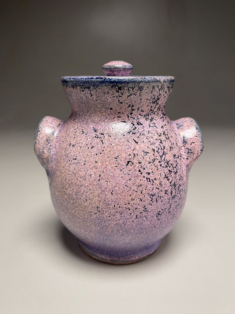 Handled Jar in Nebular Purple, 6.75