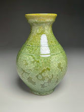 Load image into Gallery viewer, Han Vase in Lily Pad Green Crystalline, 10.5&quot;h (Ben Owen III)
