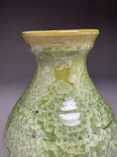 Load image into Gallery viewer, Han Vase in Lily Pad Green Crystalline, 10.5&quot;h (Ben Owen III)
