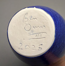 Load image into Gallery viewer, Egg Vase in Cobalt Crystalline, 11.25"h (Ben Owen III)
