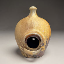 Load image into Gallery viewer, Birdhouse in Yellow Matte Glaze, 6.75&quot;h. (Ben Owen Pottery Collection)
