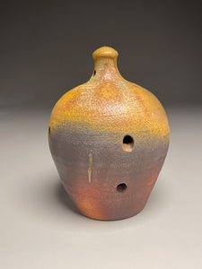 Birdhouse in Yellow Matte Glaze, 6.75"h. (Ben Owen Pottery Collection)