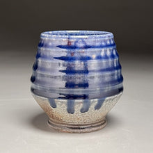 Load image into Gallery viewer, Lobed Cup #2 with Salt &amp; Cobalt Glazes, 4&quot;h (Ben Owen III)
