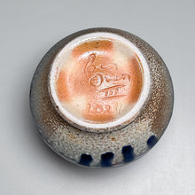 Load image into Gallery viewer, Lobed Cup #2 with Salt &amp; Cobalt Glazes, 4&quot;h (Ben Owen III)
