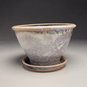 Planter Set in Cloud Blue, 9.75"dia. (Ben Owen Pottery Collection)