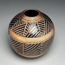 Load image into Gallery viewer, Carved Urn #2 in Salt Glaze, 8.75"h (Ben Owen III)
