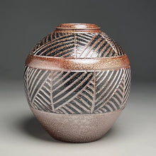 Load image into Gallery viewer, Carved Urn #2 in Salt Glaze, 8.75"h (Ben Owen III)
