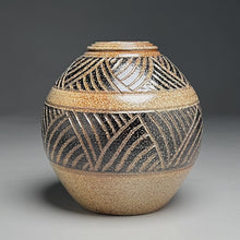 Load image into Gallery viewer, Carved Urn #3 in Salt Glaze, 7"h (Ben Owen III)

